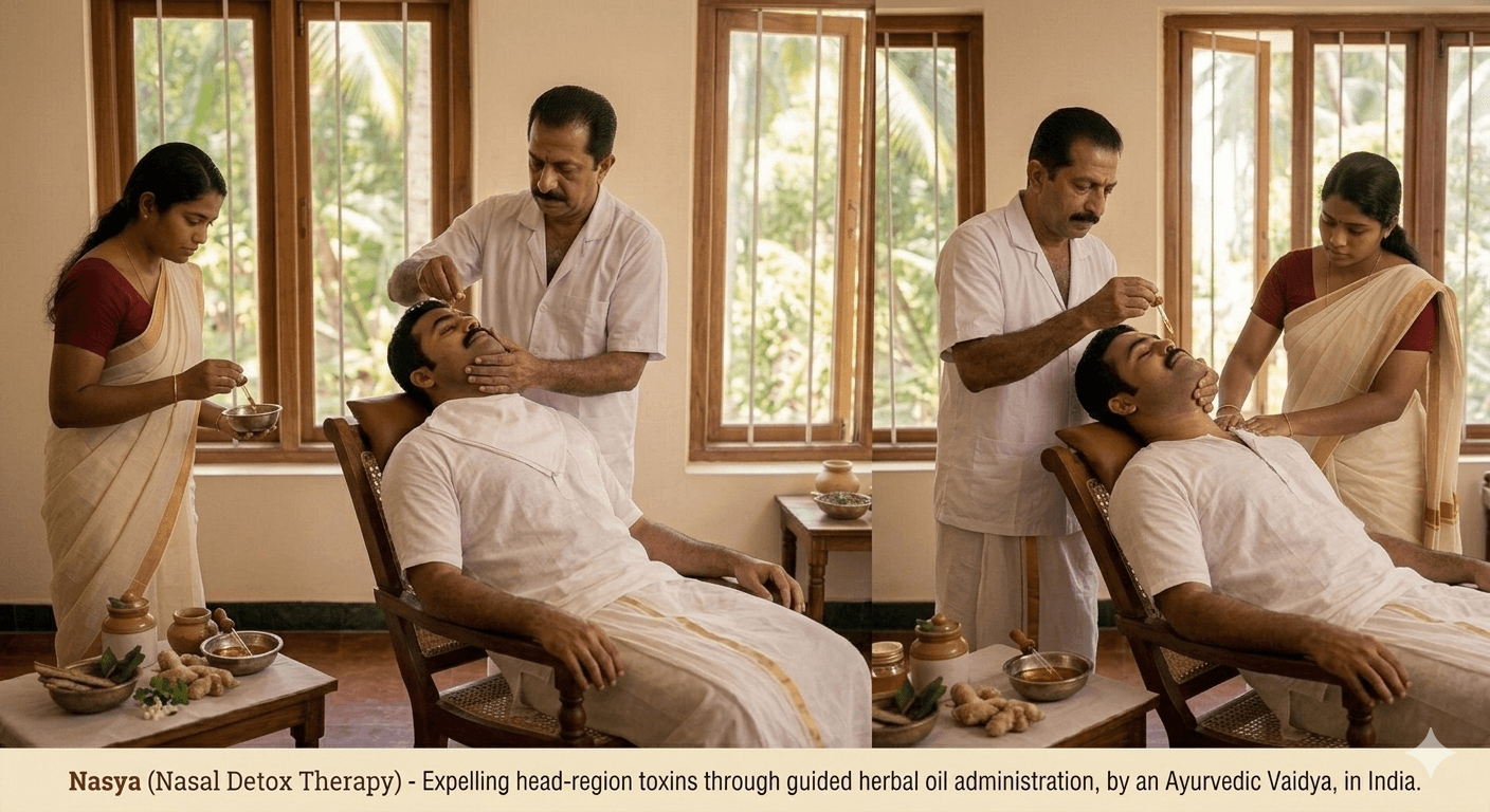 Nasya – Nasal Detox Therapy Ayurvedic therapy